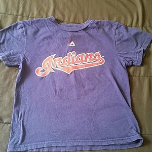 Youth large 7/6x Indians shirt
